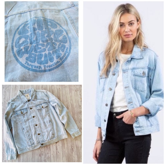 Rip Curl Jackets & Blazers - 🔆SOLD🔆Rip Curl Wipeout Denim Jacket